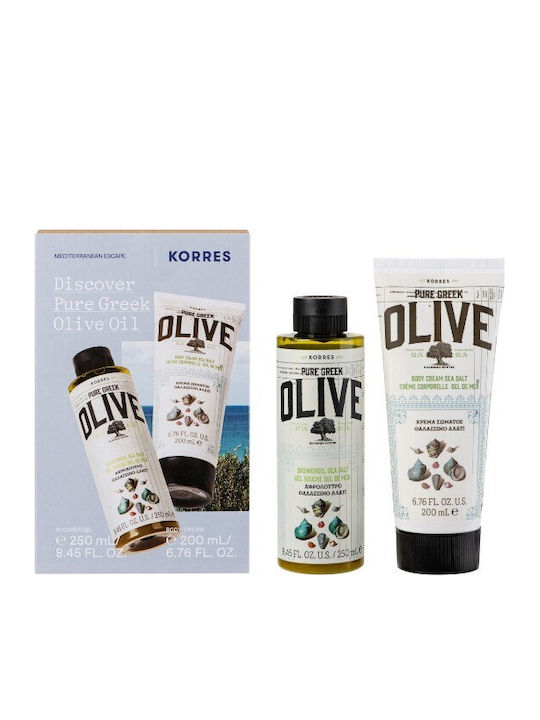 Korres Pure Greek Olive Sea Salt Σετ Περιποίηση...