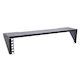 19" 2U Vertical Under Desk Wall Mount Black Intos 19105b