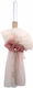 Кръщелна свещ Nstnasatsia с цветя Dusty Apple Pearl 0586