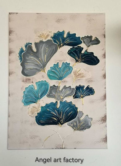 Tablou în relief Floare de Ginkgo Verde