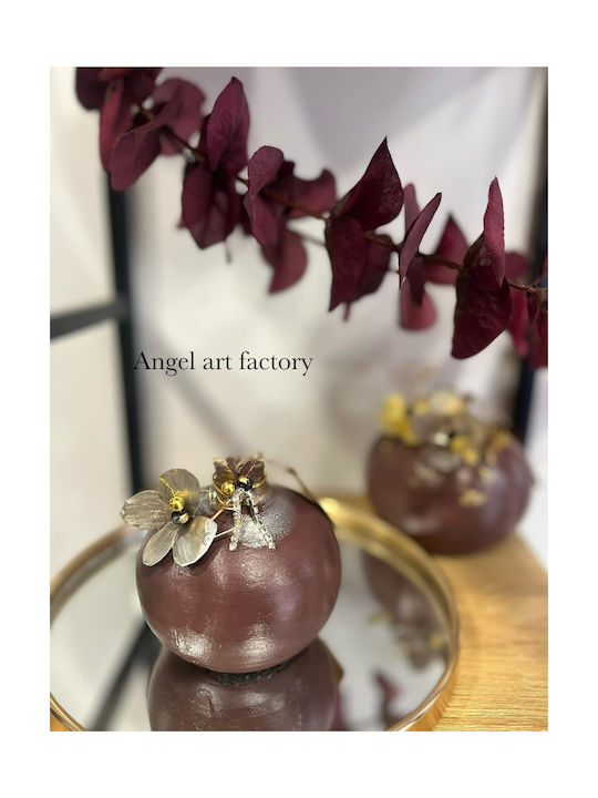 Dark Purple Handmade Настолници Гоури Нар Лилав...