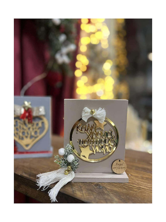Happy New Year Grandpa-Grandma Handmade Tableto...