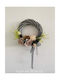 Decorative Wreath Modern Grey