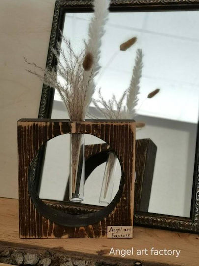 Decorative Wooden Vase