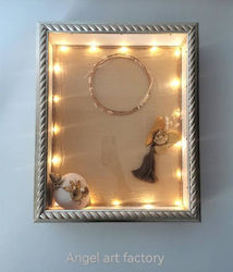 Vintage Hanging Vertical Wedding Crown Case