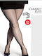 Women's Pantyhose Net Black with Print