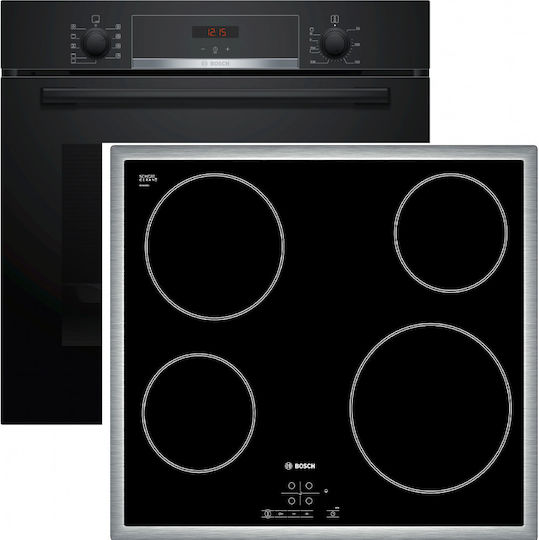 Bosch Einbauofen 71Es mit Keramikkochfeldern B59.4cm.