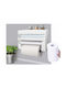 Distribuitor de role Montat pe perete Plastică Albă 24x9x9cm SUPORT44N1-white