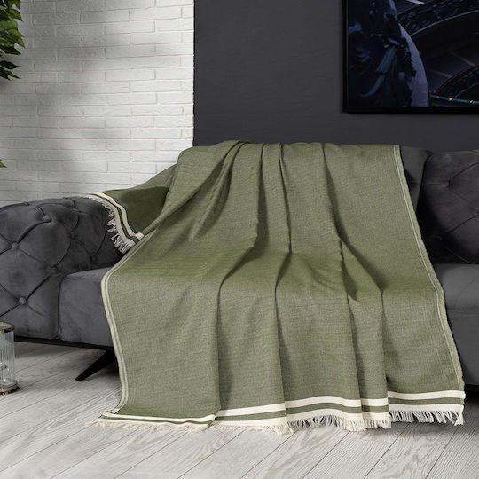 Ριχτάρι Alinda 194dch1937 Green L'εssentiel Maison Διθέσιο 170x230cm 100% Βαμβάκι