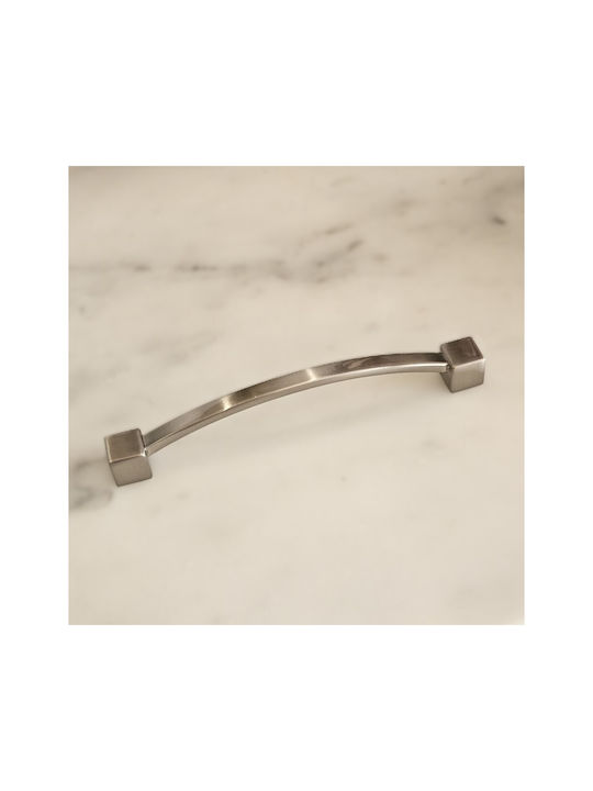 Λαβή Επίπλου Ζάμακ Δ9619 Νίκελ Ματ 9,6cm