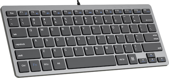 Platinet K120 Keyboard Only English US Black/Silver
