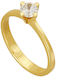 FenixJewelry Μονόπετρο από Χρυσό 14K με Ζιργκόν