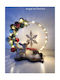 Elephant Snowflake Decorative Wreath