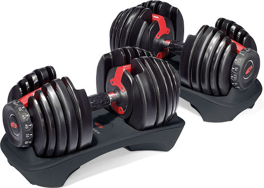 Bowflex Set de gantere 2x 24kg Reglabil cu stand
