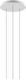 Ceiling Rose 3 Slots Φ40cm Zafferano Lgr0073 White
