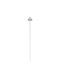 Zafferano Outdoor Floor Lamp LED for Exterior Space 3W with Green Light IP65 Green