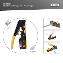 Digitus Πρέσα Ακροδεκτών Δικτύου RJ12, RJ45 DN-94025 Digitus Πρέσα Ακροδεκτών Δικτύου RJ12, RJ45 DN-94025