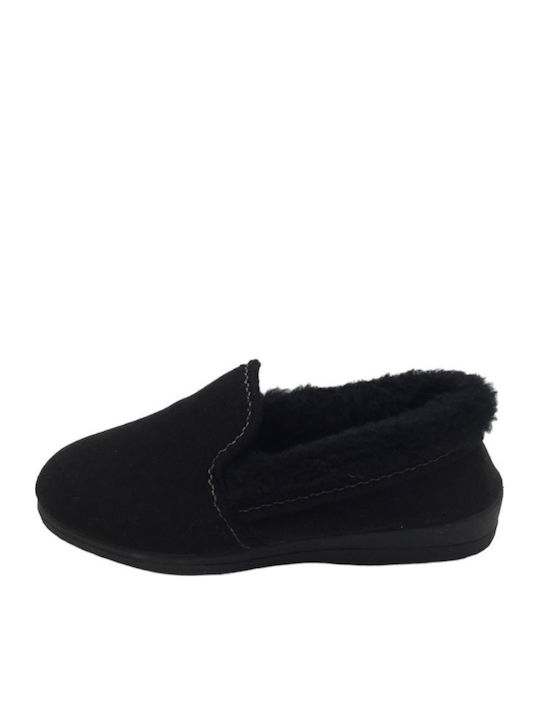Javer Closed-Toe Slippers Black