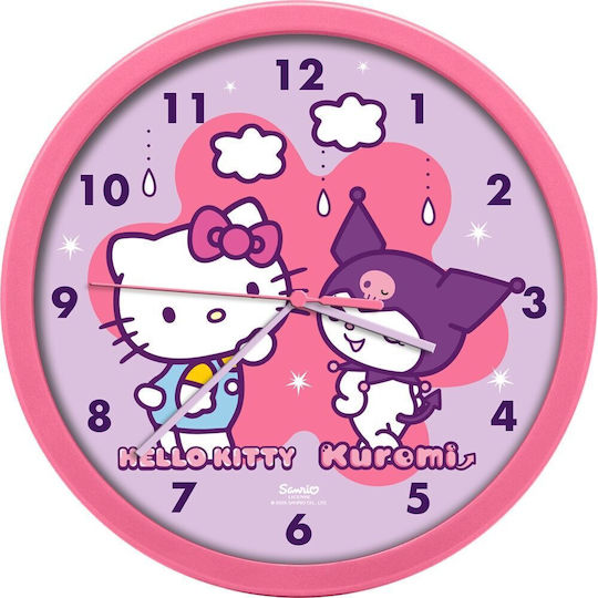 Стенен часовник Hello Kitty Friends