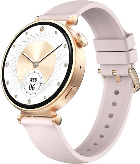 Riversong Glow Smartwatch mit Pulsmesser (Rose Gold)