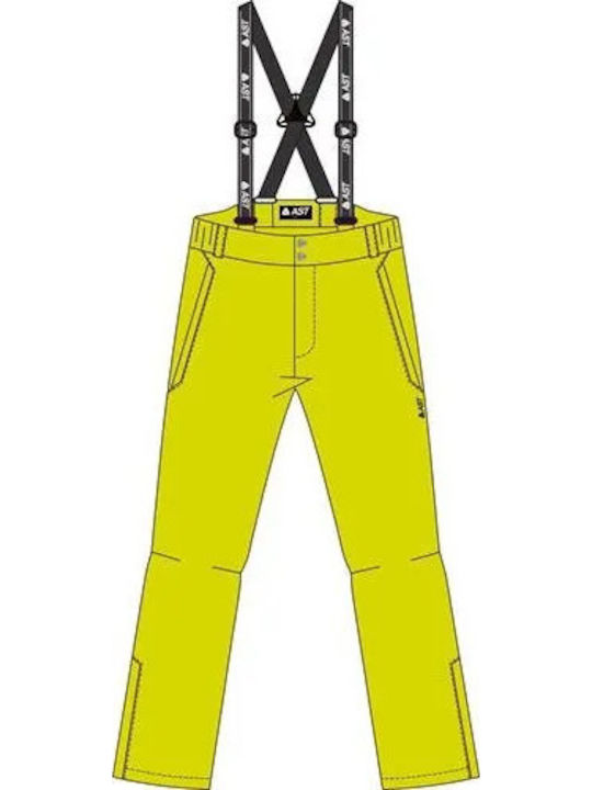 Astrolabio AE9B-047 Men's Trousers for Ski & Snowboard Yellow