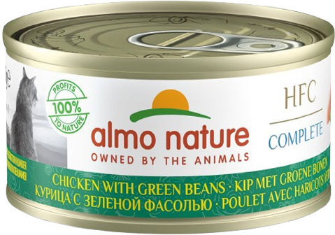 Almo Nature Wet Food for Cats in Cans with Chicken Diet, Grain-Free 70gr