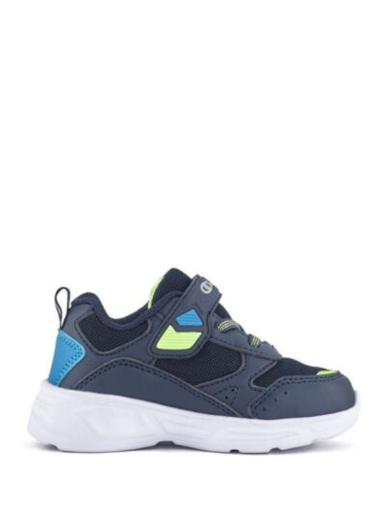 Champion Wave B Παιδικά Sneakers με Σκρατς Navy...
