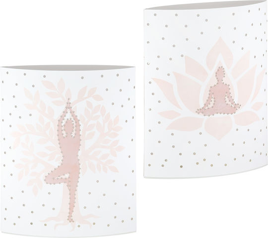 ArteLibre Decorative Lamp White