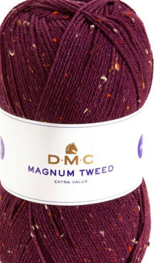 Dmc Magnum Tweed Col 663 Γκρενα 74% Acrylic 20% Wool 6% Viscose