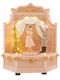 Iliadis Rosa Polyresin-Szene Tänzer Musik Bewegung LED Licht 18x12,5x21cm