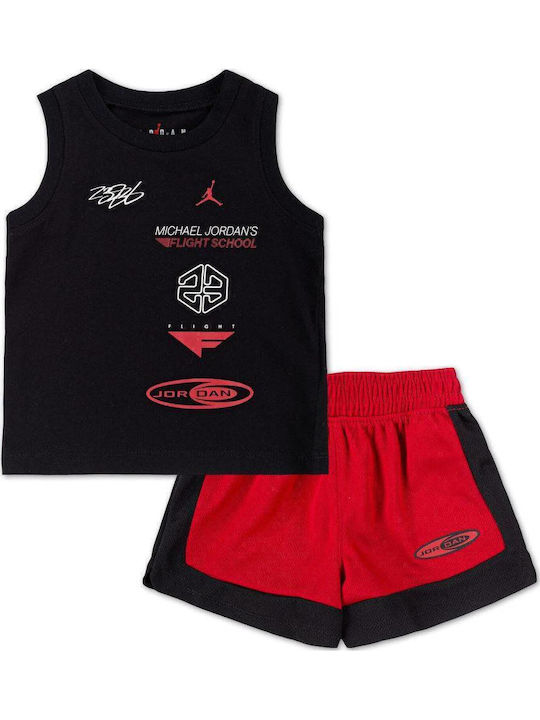Kids' Set with Shorts Summer 2pcs Black JORDAN