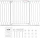 Vevor Divider Dog made of Plastic in White Color 134.62 x 74.93 x 134.6cm