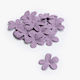 Lilac Suede Flower Petals 4.5cm 25pcs