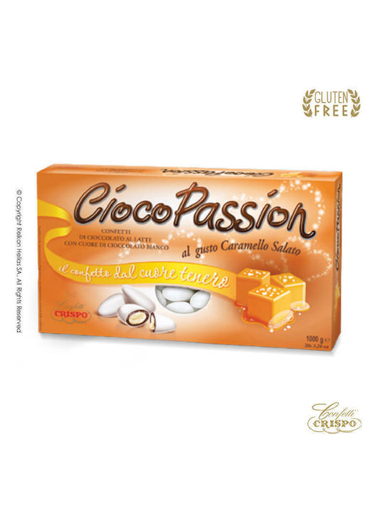 Relkon Κουφέτα Cioco Passion σε Σχήμα Βότσαλο με Γεύση Σοκολάτα Λευκό 1000gr