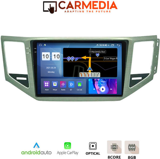 Carmedia Car Audio System for BMW X1 Volkswagen Golf Sportsvan 2014 (Bluetooth/USB/AUX/WiFi/GPS/Apple-Carplay/Android-Auto) with Touch Screen 10.36"