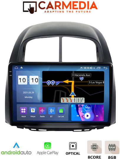 Carmedia Car Audio System for BMW X1 Daihatsu Sirion 2006-2012 (Bluetooth/USB/AUX/WiFi/GPS/Apple-Carplay/Android-Auto) with Touch Screen 10.36"