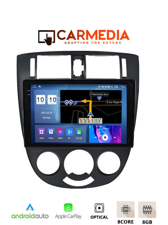 Carmedia Auto-Audiosystem für BMW X1 Chevrolet Lacetti 2005+ (Bluetooth/USB/AUX/WiFi/GPS/Apple-Carplay/Android-Auto) mit Touchscreen 10.36"