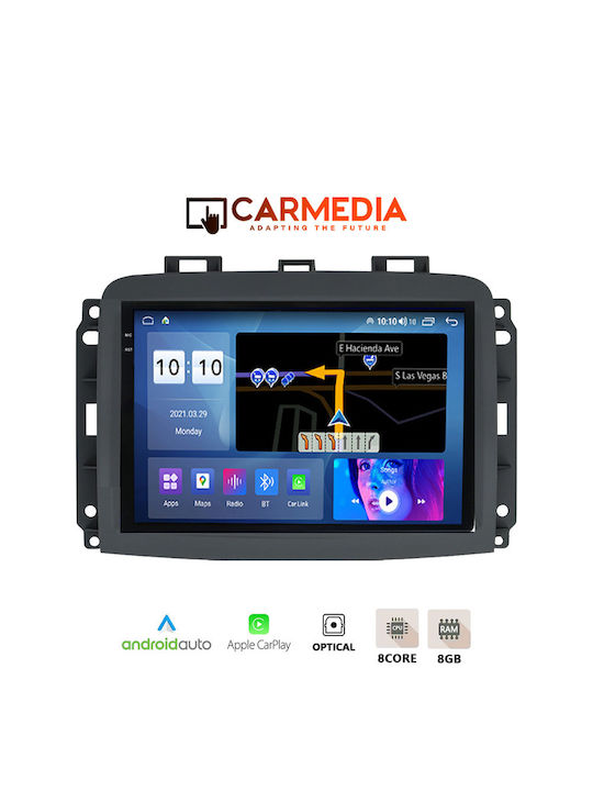 Carmedia Car Audio System for Fiat 500L BMW X1 2012 (Bluetooth/USB/AUX/WiFi/GPS/Apple-Carplay/Android-Auto) with Touch Screen 10.36"