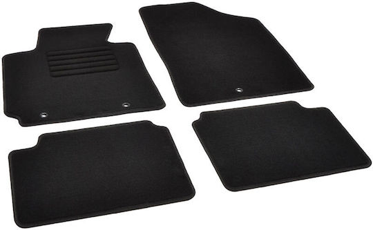 Πατάκια Δαπέδου Μοκέτας Standard Μαύρα Συμβατά Για Hyundai Veloster I 4τμχ