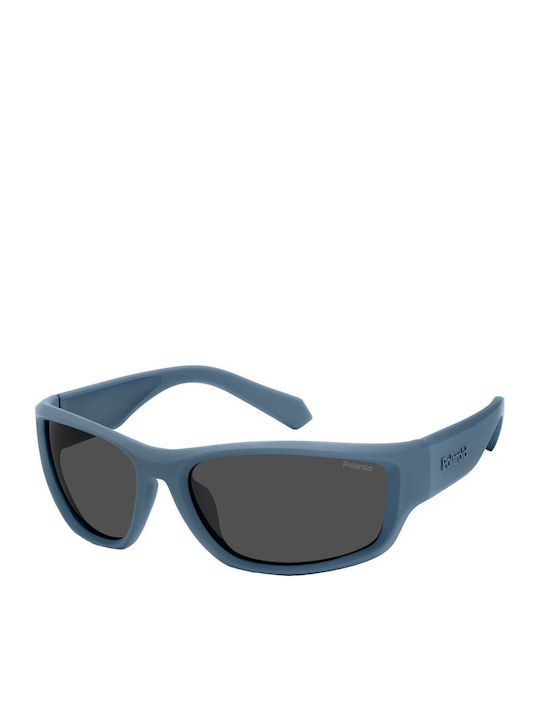 Polaroid Herren Sonnenbrillen mit Blauem Horn u...