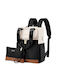 Lovevook Wasserdicht Tasche Rucksack für Laptop 14" beige/black MB2031