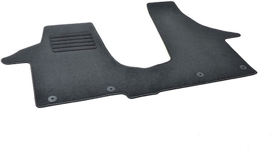 Πατάκια Δαπέδου Μοκέτας Standard Μαύρα Συμβατά Για Vw Transporter Mutlivan T6 (χωρίς Τουνέλ) 1τμχ
