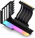 Ezdiy-fab RGB Вертикална PCIe 4.0 GPU Монтажна Скоба за Графична Карта 90° Riser Кабел Yihpi344-2