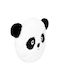 Atmosphera Rundes Kinder Wurfkissen Panda Weiß Φ27cm