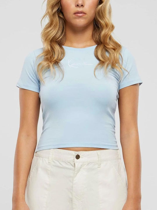 Signature Women's Crop T-shirt Blue