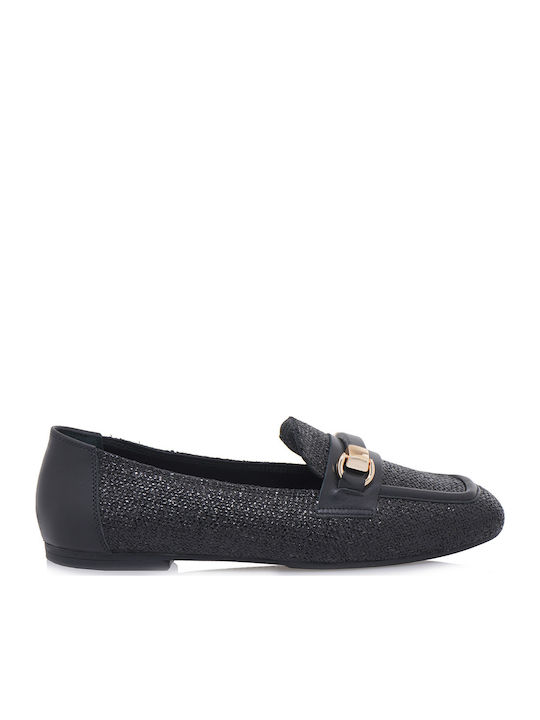 Γυναικεία Loafers ΜΑΥΡΗ ΨΑΘΑ