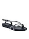 Women's Flat Sandals in Black Color