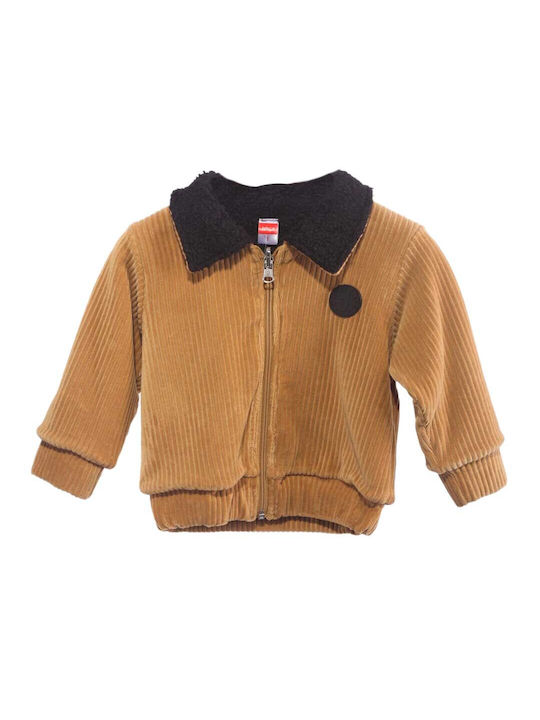 Joyce Kids Cardigan Fur Tabac Brown