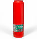 Vegetable Dedication Candle Bolsius 8 Days Red 6.6 X 21.6 cm