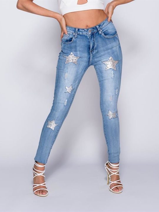 Rouxaki Women's Jeans Pants with Rips